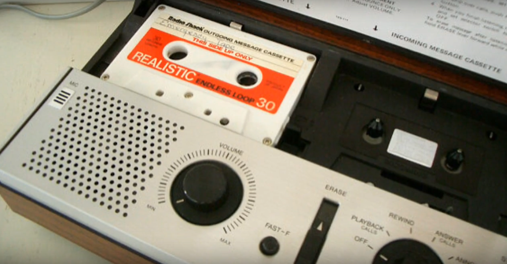 1980s answering machine 
