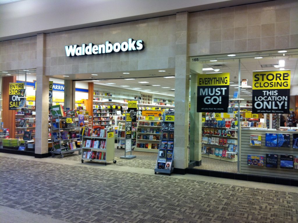 Waldenbooks at the mall